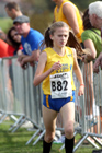 Emily Gray (Liverpool Harriers & AC), under-13 girls, Northern Cross Country Relay, Graves Park, Sheffield